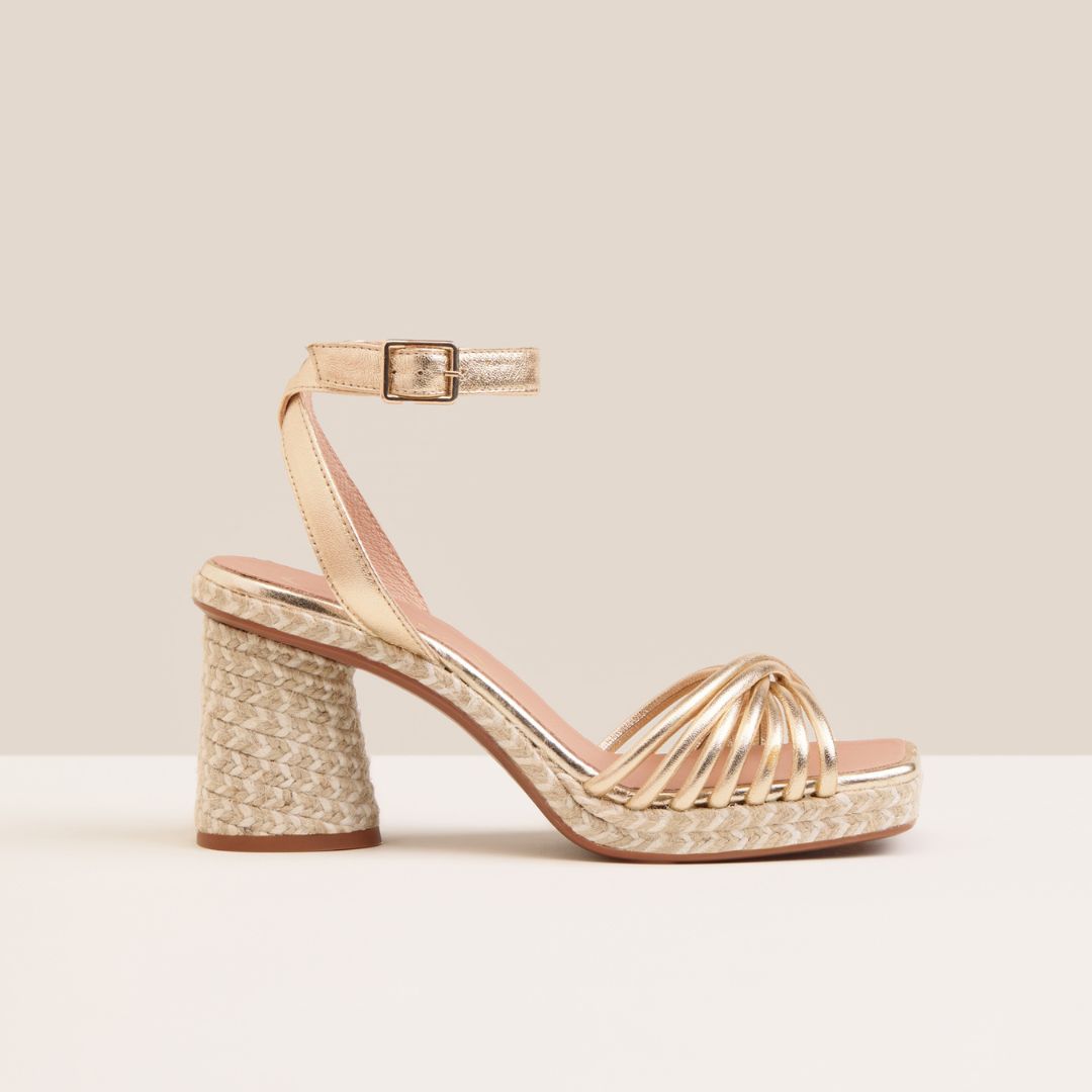FUSCA Gold heels