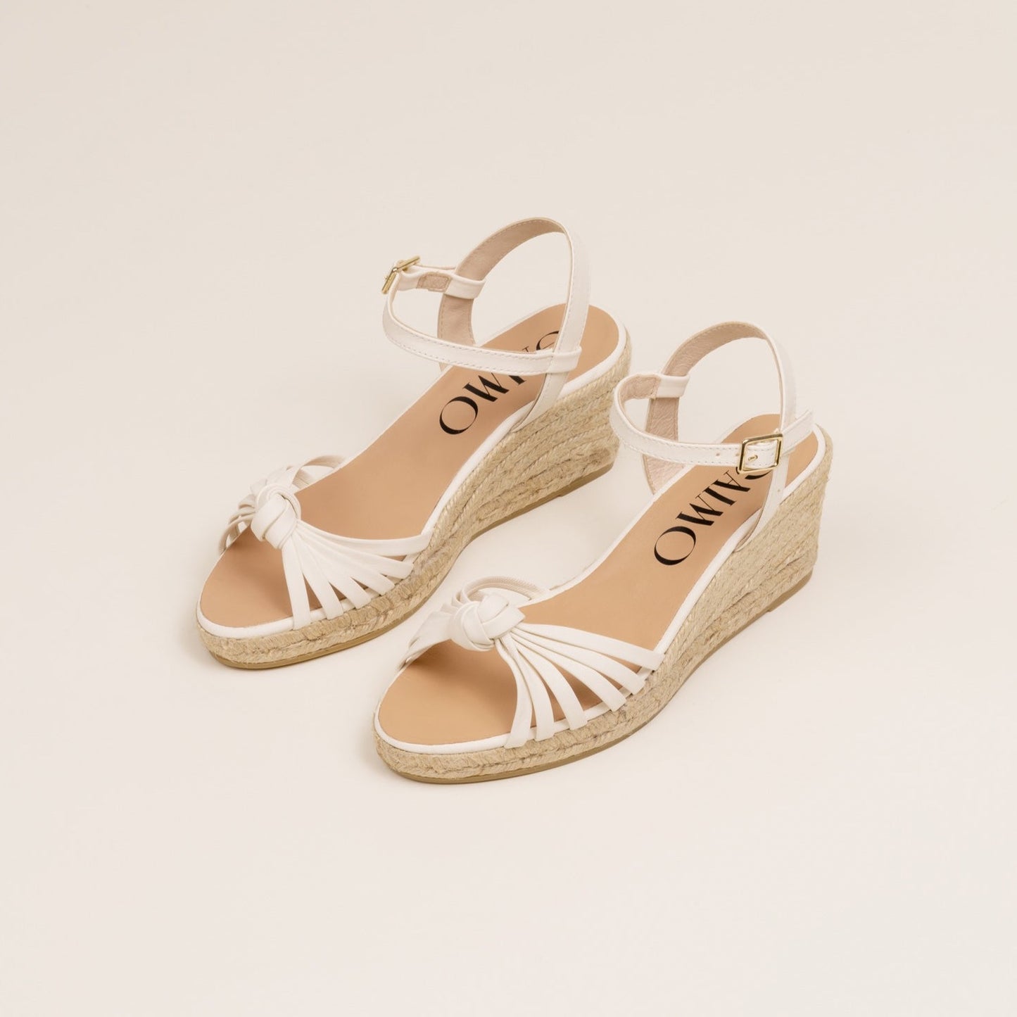 Baloo white wedge espadrilles