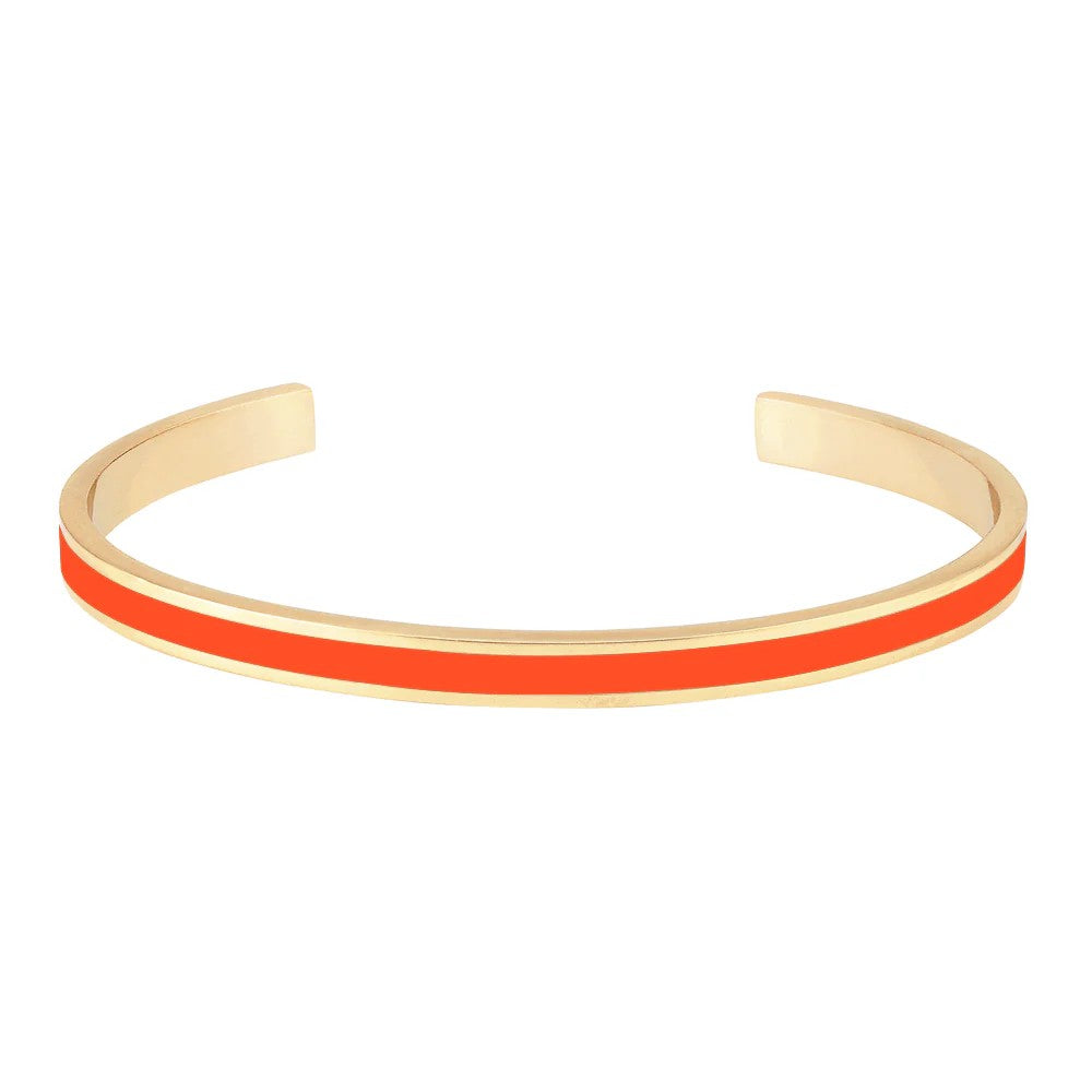 BANGLE UP - BANGLE thin cuff - Orange Tangerine