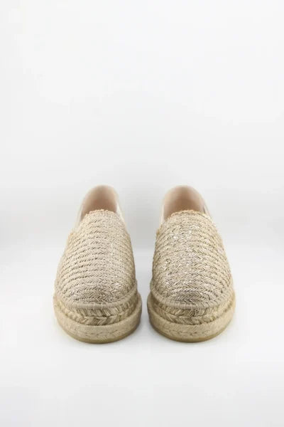 CLARION Dove Grey espadrilles