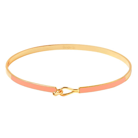 BANGLE UP - LILY coral orange bracelet