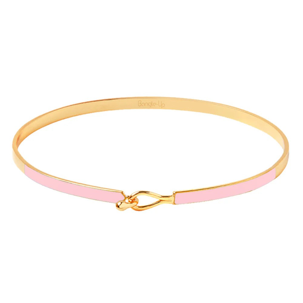 BANGLE UP - LILY cotton pink bracelet