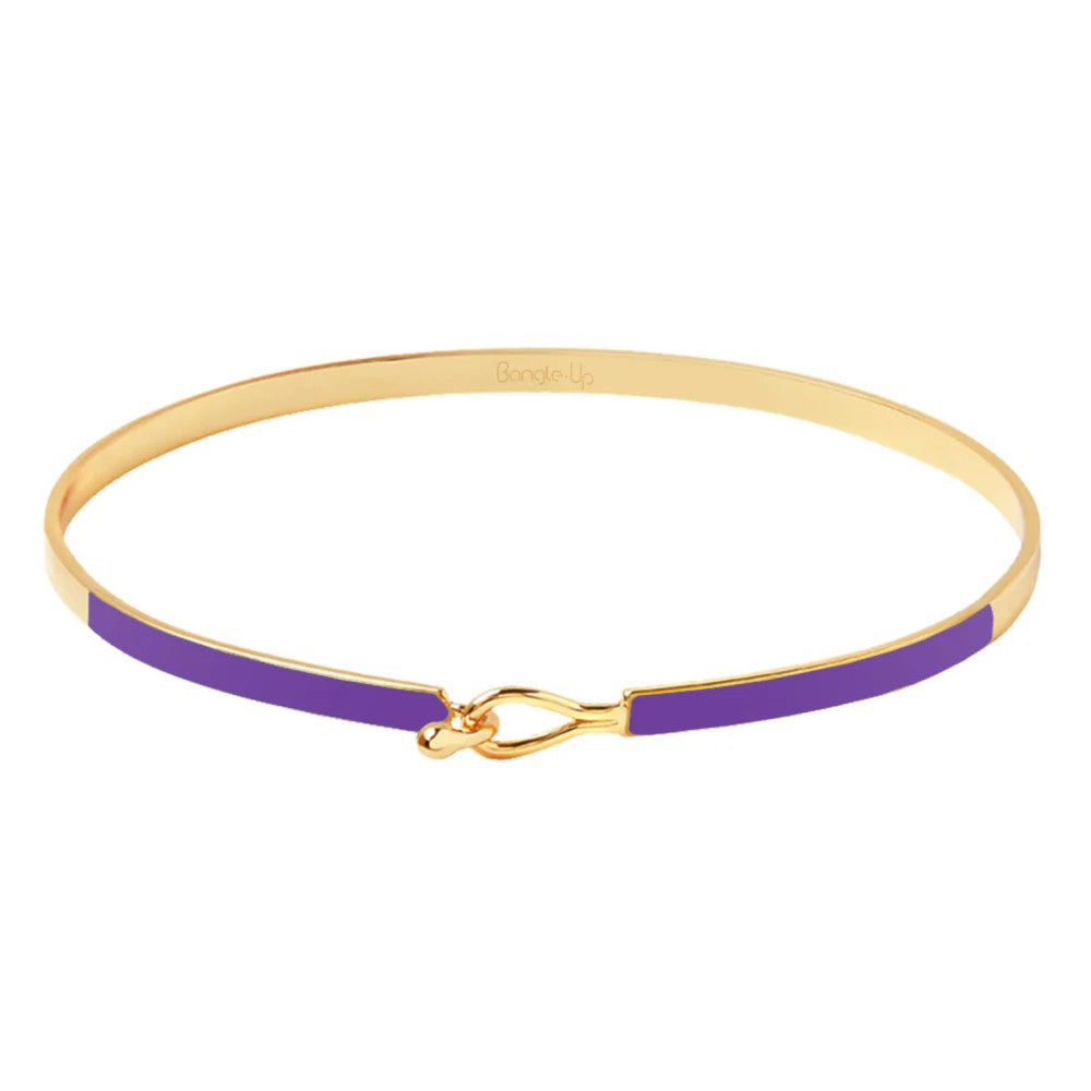 BANGLE UP - LILY deep purple bracelet