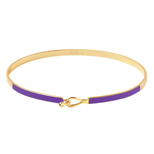 BANGLE UP - LILY deep purple bracelet