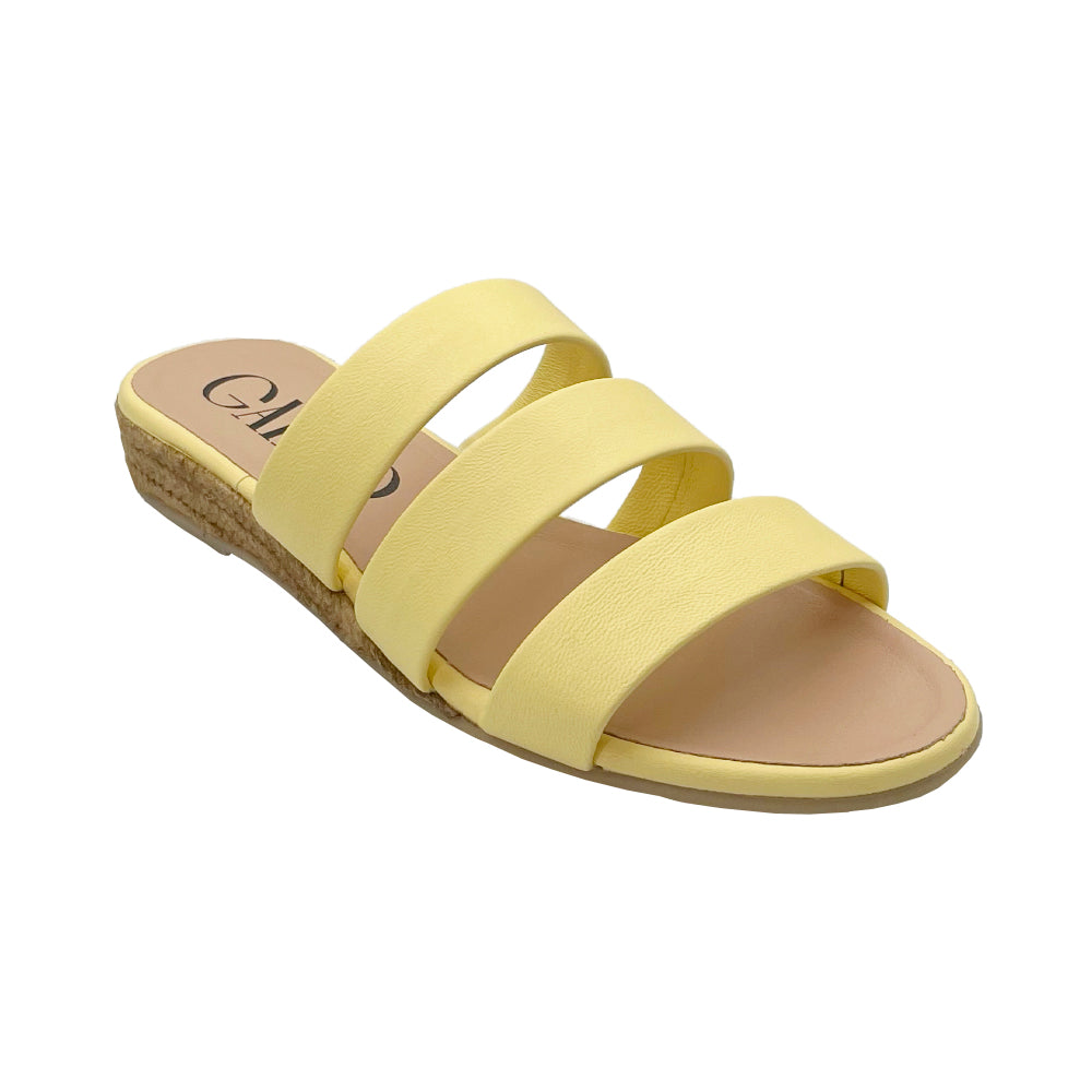 nova lemon flat sandal espadrilles