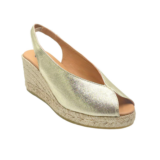 YELMO Gold espadrilles