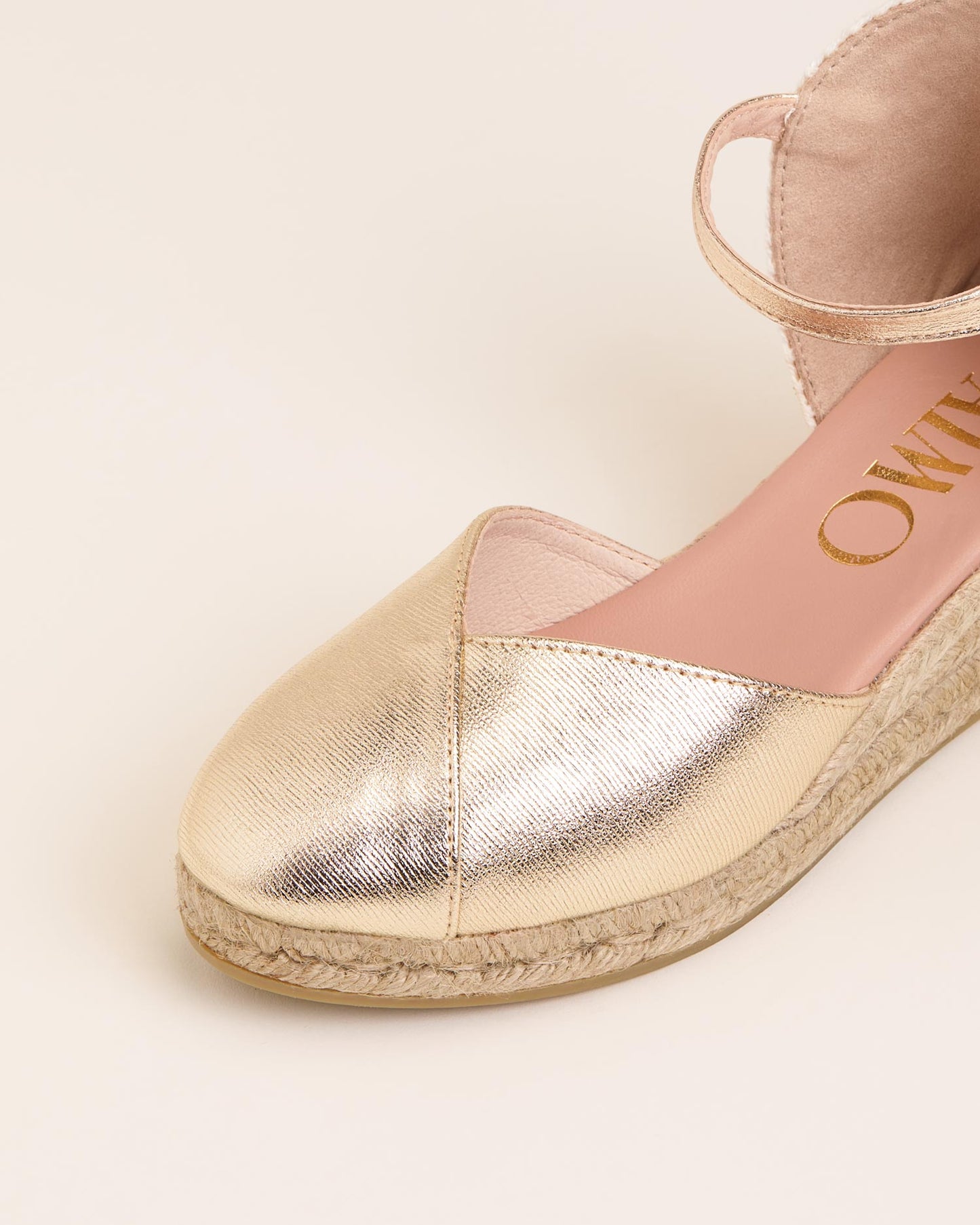 COPITA Gold espadrilles - Badt and Co