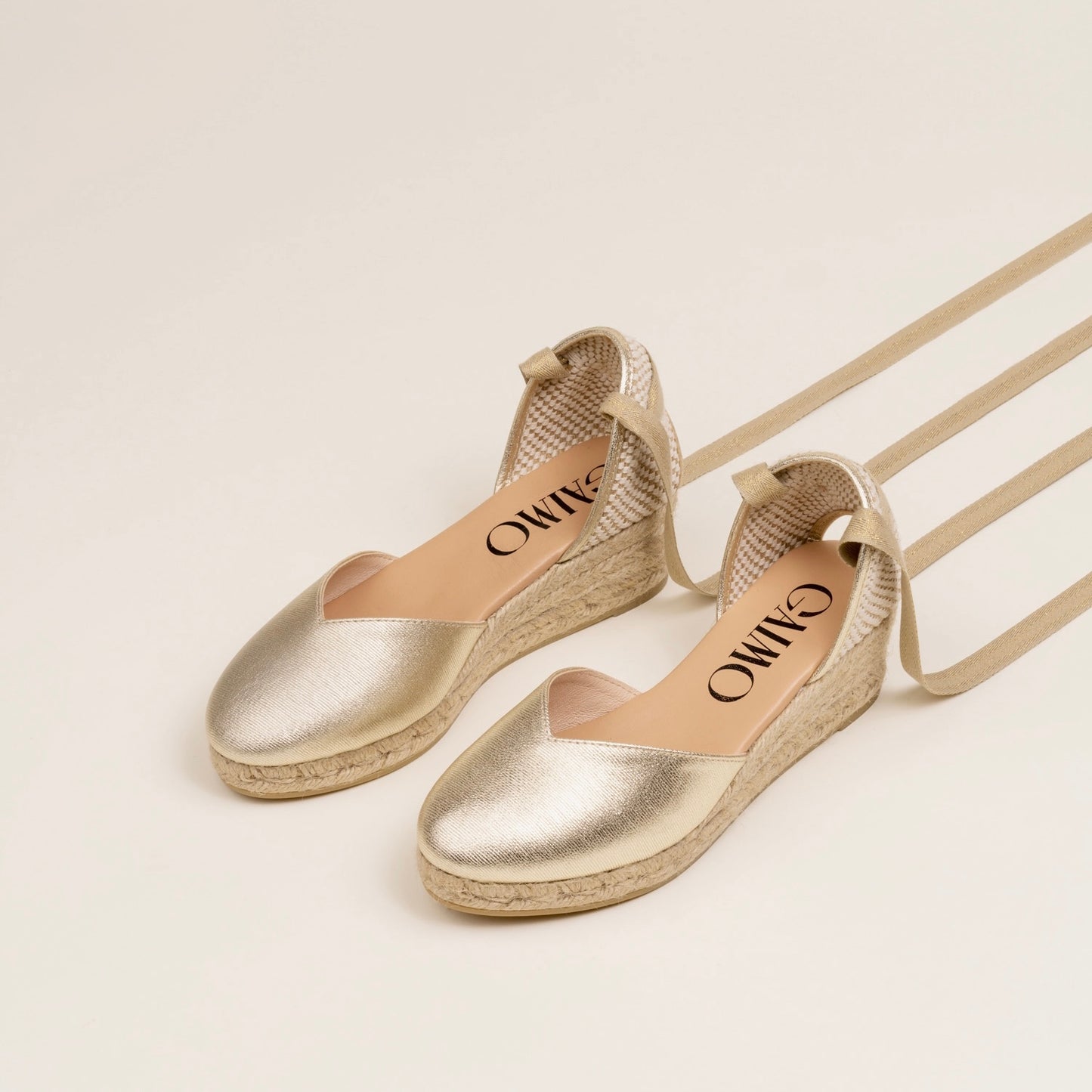 Linus Gold espadrilles