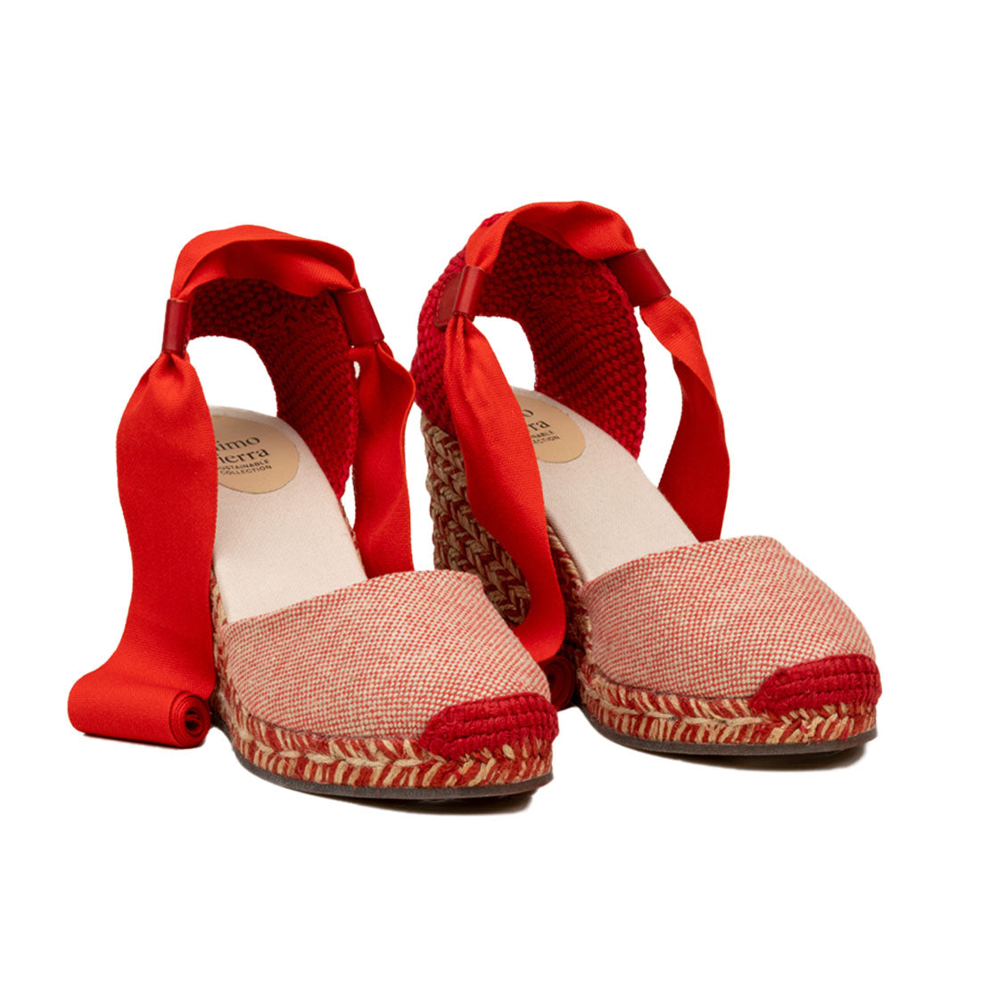 AZAFRAN Red | TIERRA Collection | espadrilles wedges - Badt and Co