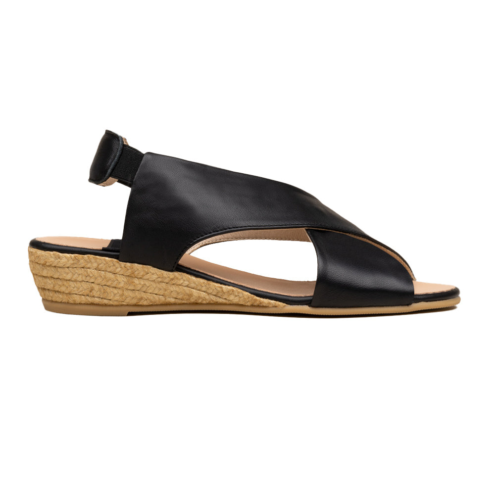 CYRUS Black sandal espadrilles - Badt and Co