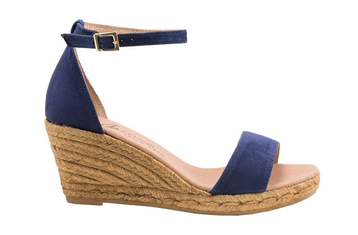 SEVILLA Midnight Blue espadrilles - Badt and Co - singapore