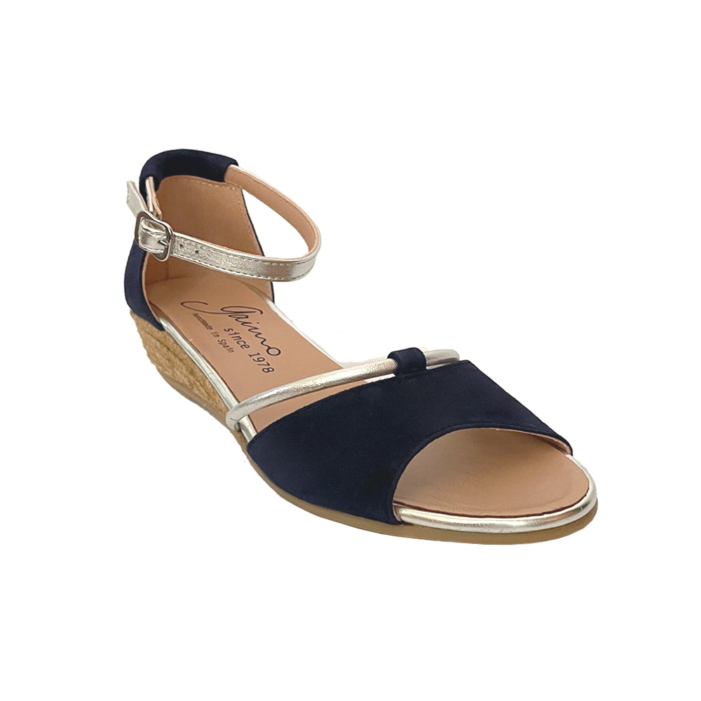 NOVITA Midnight Blue sandal espadrilles - Badt and Co