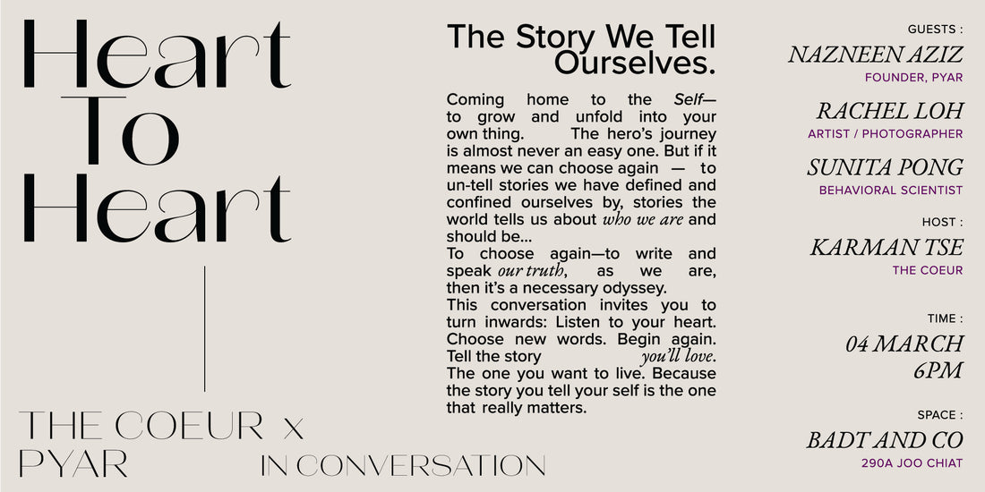 "Heart to Heart" | Conversations with @thecoeurofficial and @pyarislove