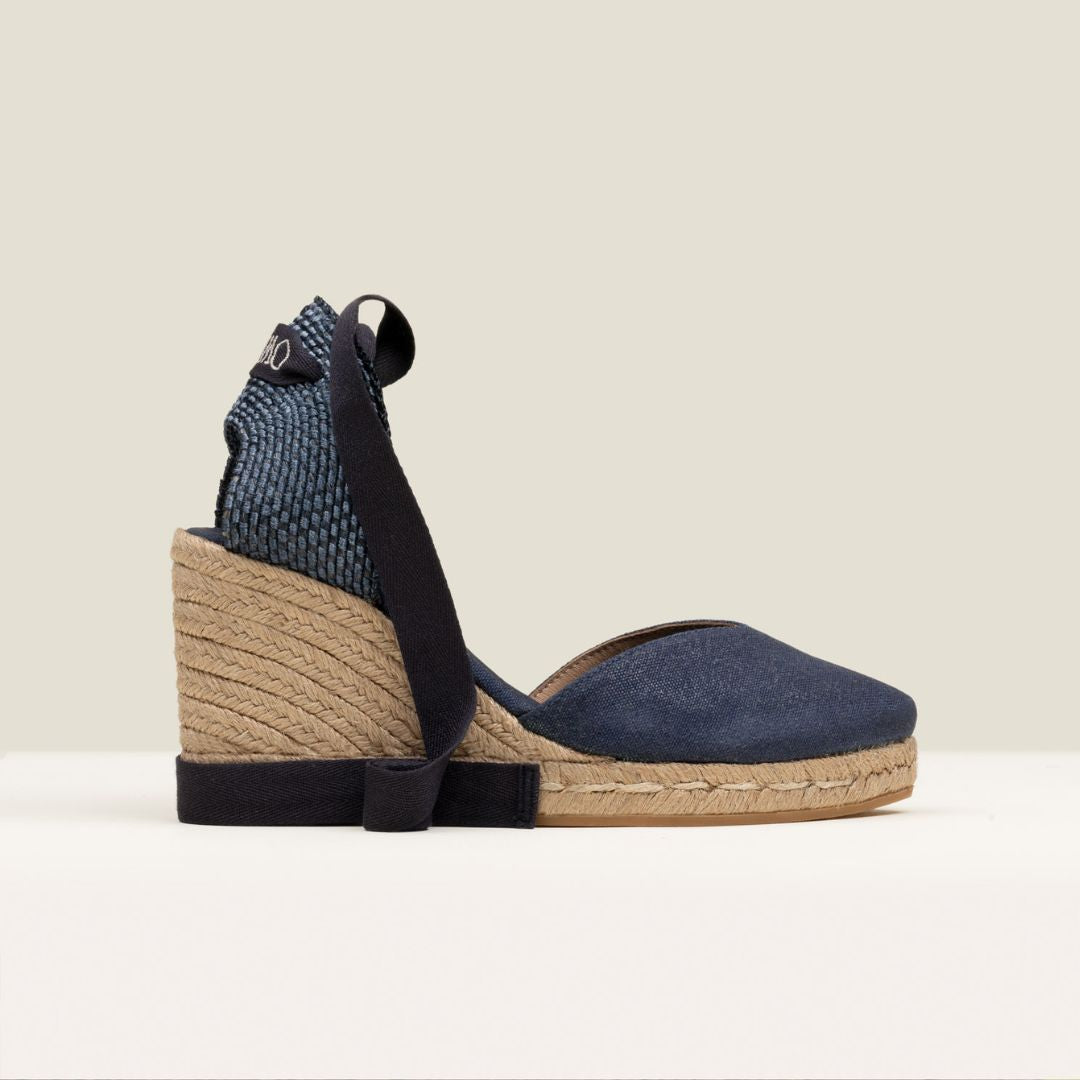 NARA Navy espadrilles - Badt and Co