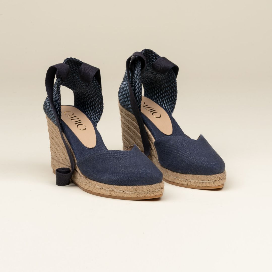 NARA Navy espadrilles - Badt and Co