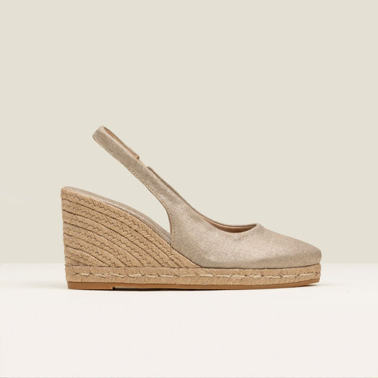 LILO Gold espadrilles - Badt and Co