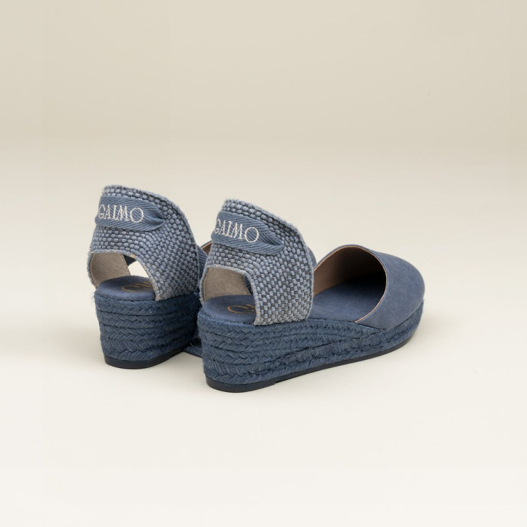 LINA Denim blue espadrilles - Badt and Co