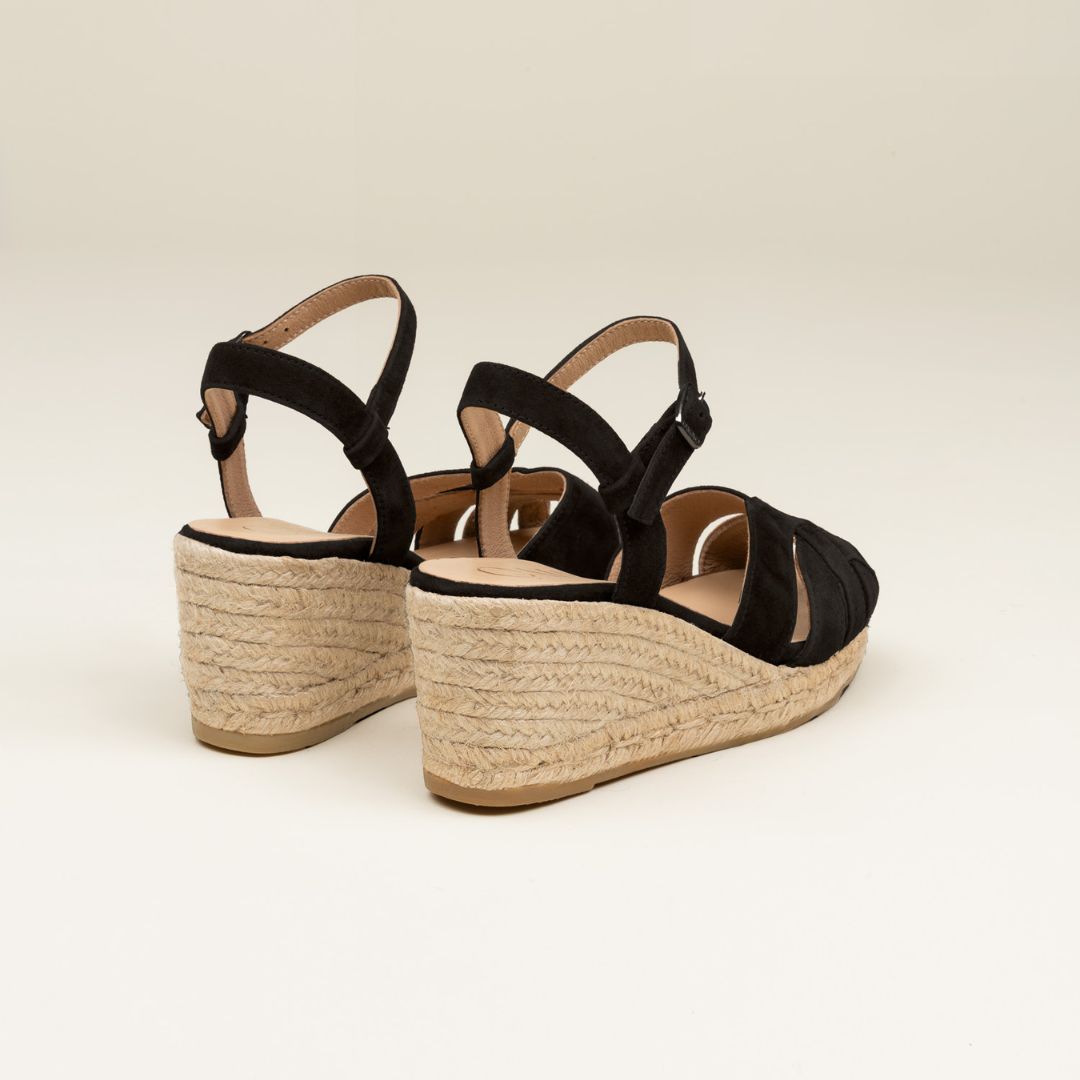 TERA Black espadrilles - Badt and Co