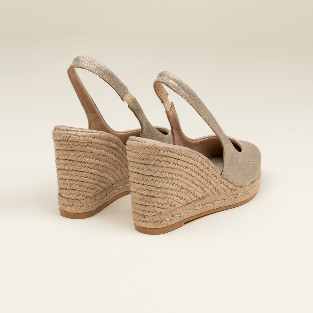 LILO Gold espadrilles - Badt and Co