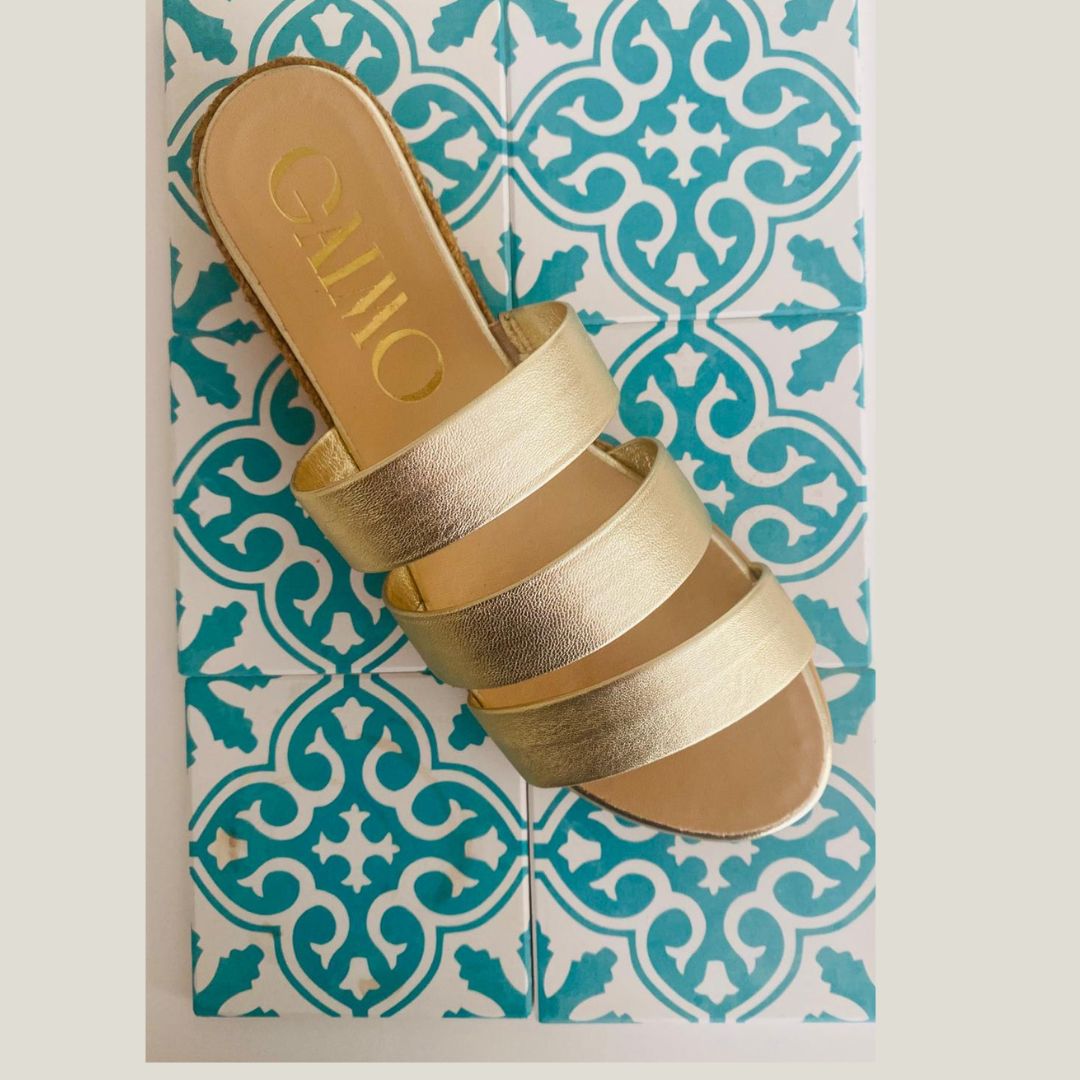 NOVA Gold espadrilles