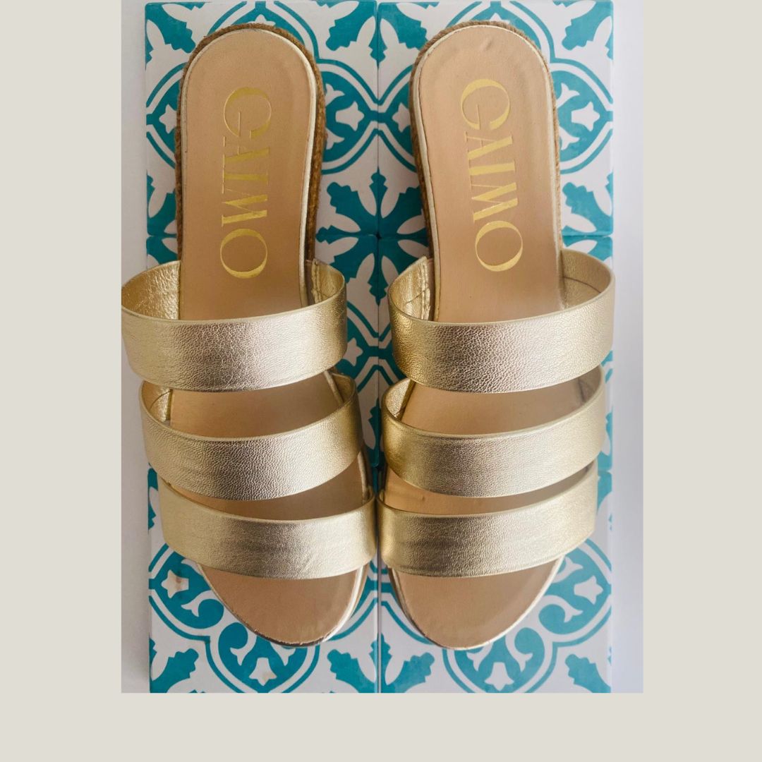 NOVA Gold espadrilles