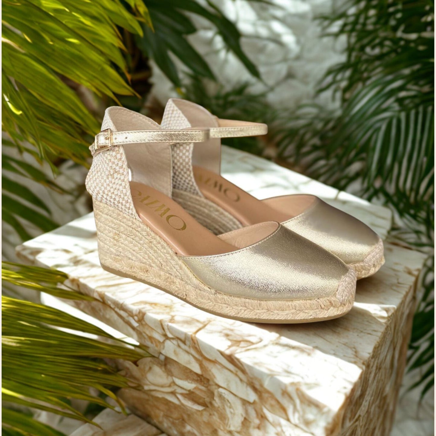 GLOBAL5 Gold espadrilles