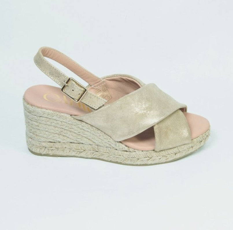 ABIES Ecru Croste espadrilles