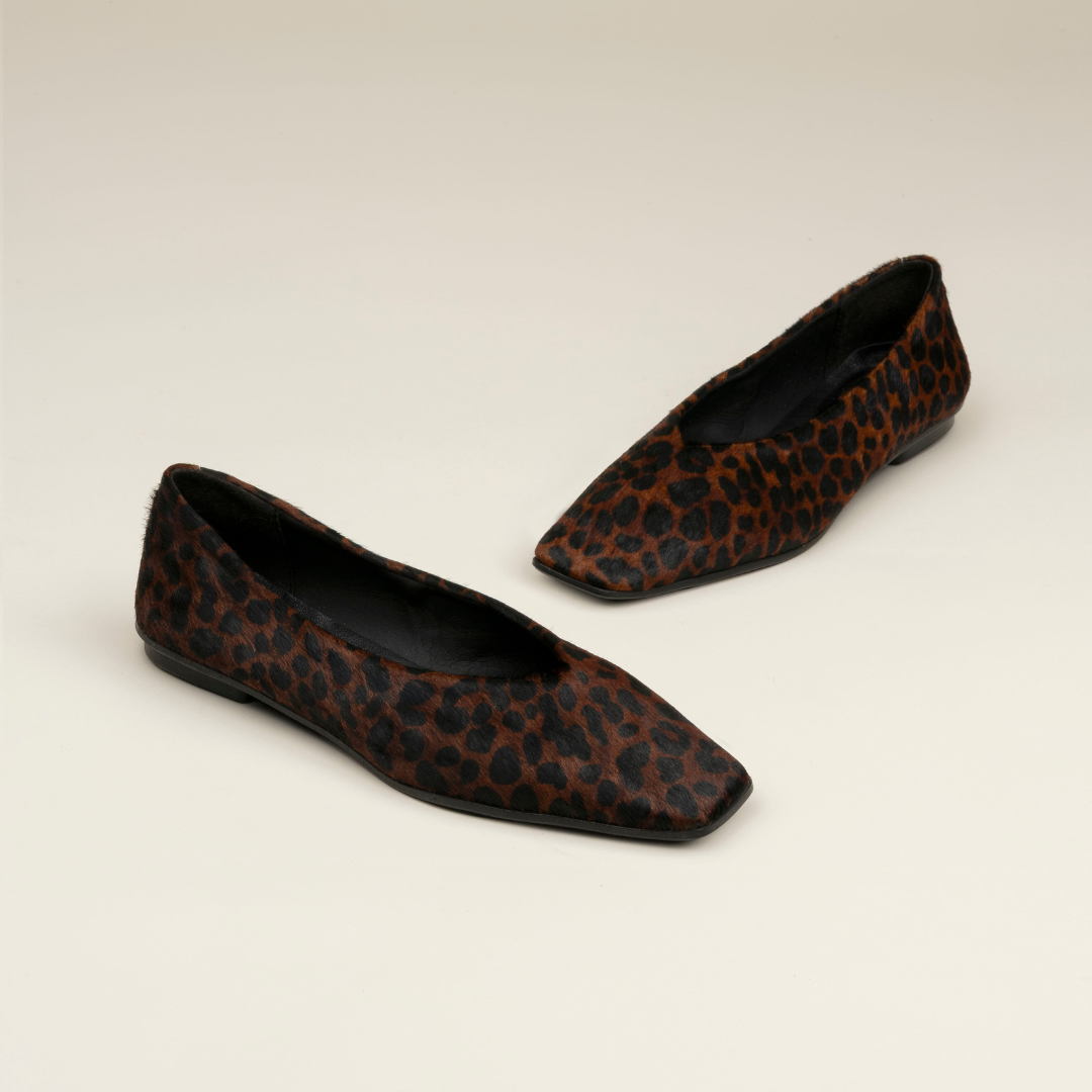 ALAIA Leopard Ballet Flat - Badt and Co