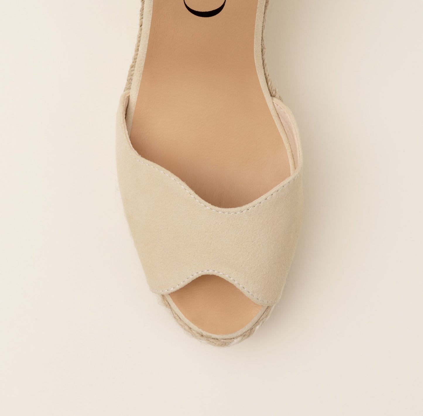 BOBY Cream wedges espadrilles