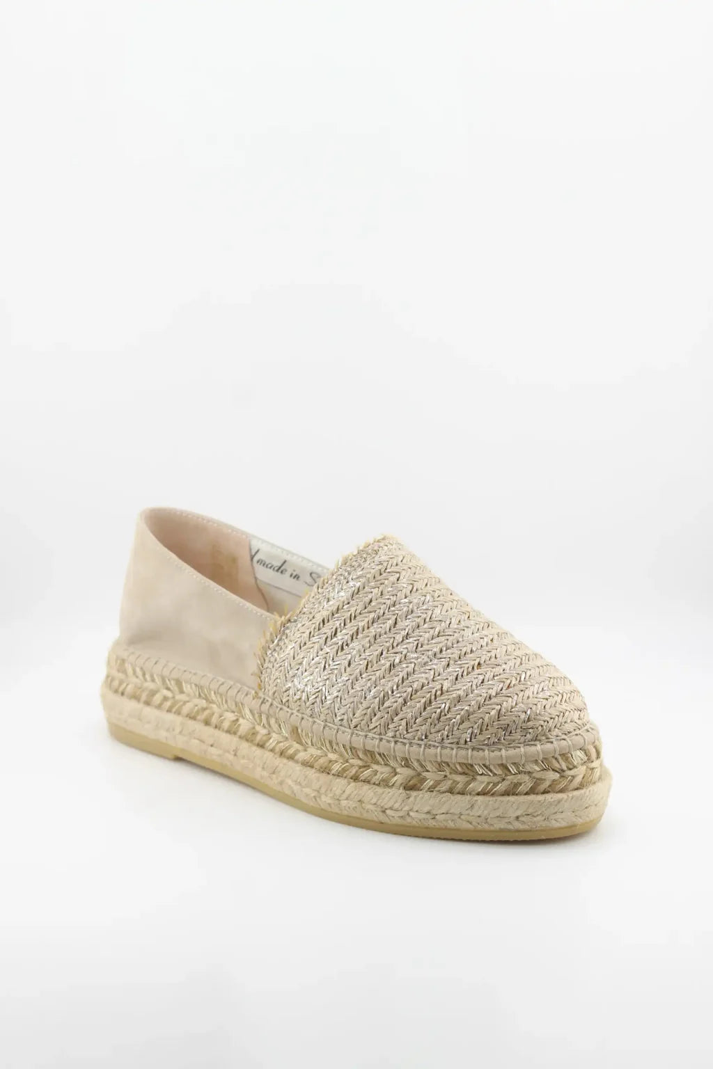 CLARION Dove Grey espadrilles