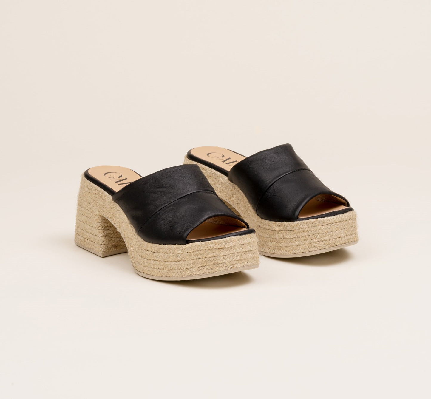 KALA Black high mules