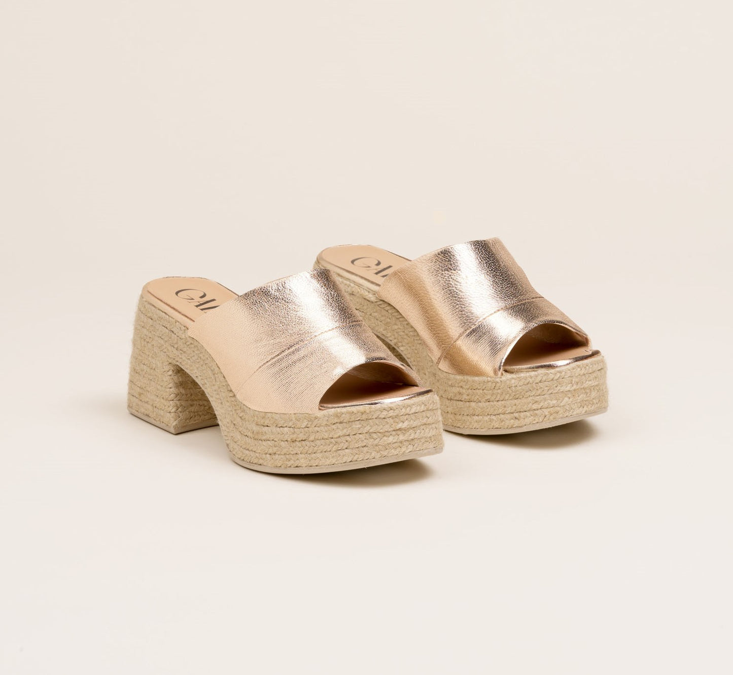 KALA Gold high mules