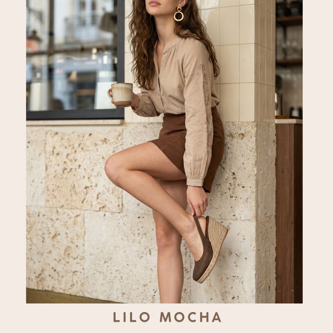 LILO Mocha espadrilles - Badt and Co