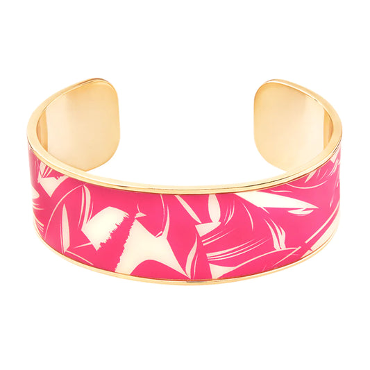 BANGLE UP - MONTECITO cuff bracelet - Raspberry