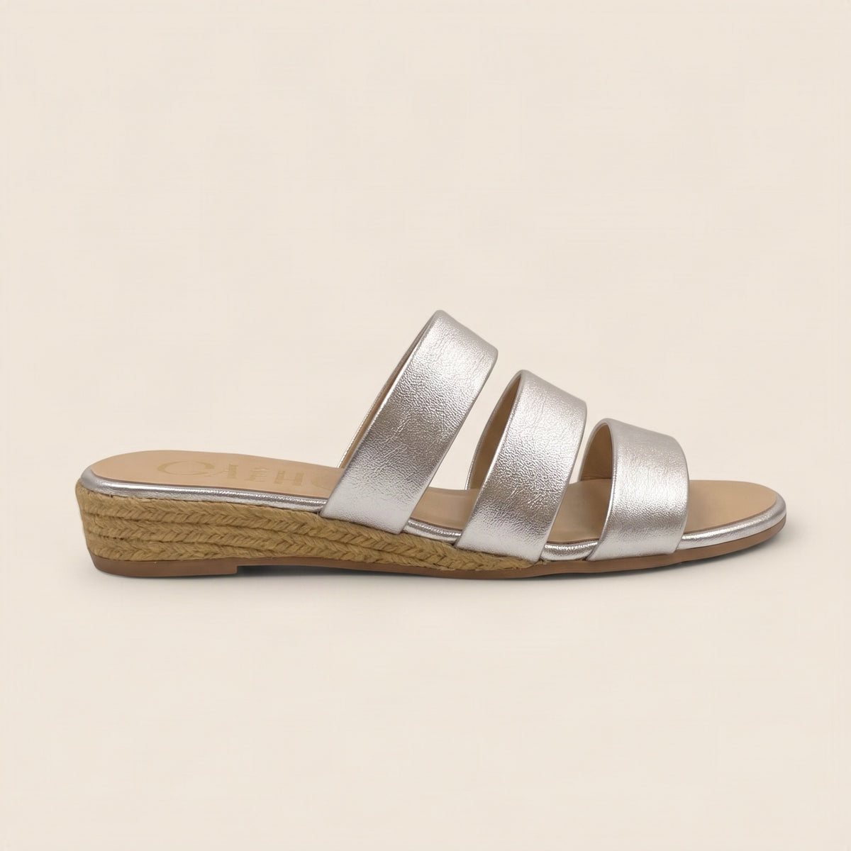 NOVA Silver espadrilles - Badt and Co