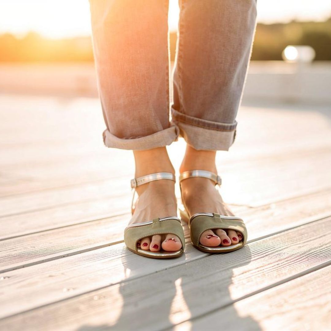 NOVITA Dove Grey sandal espadrilles