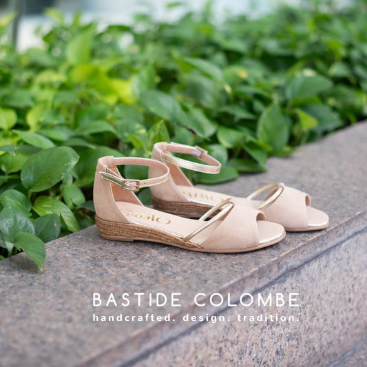 NOVITA Nude sandal espadrilles