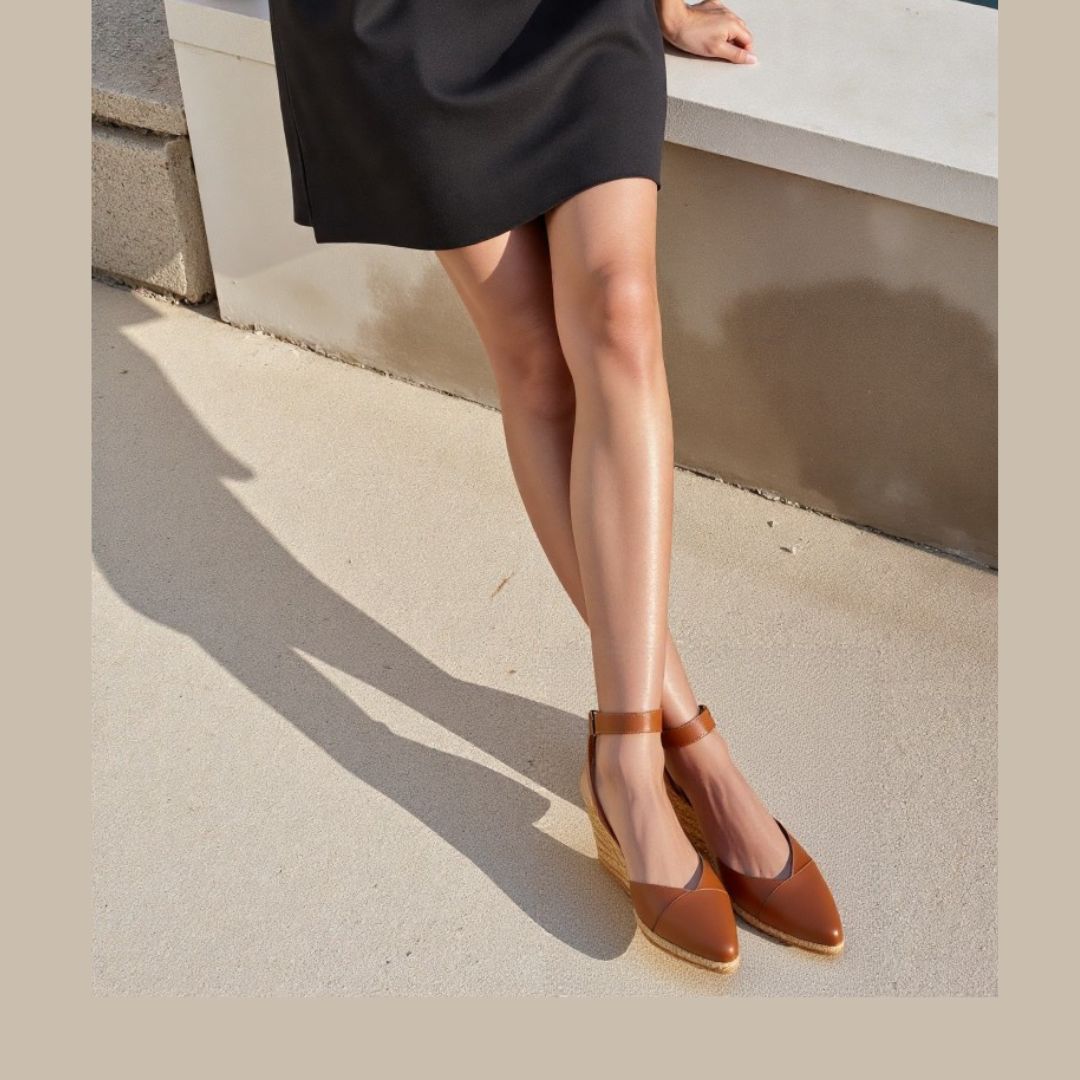 ORIANA Praline espadrilles