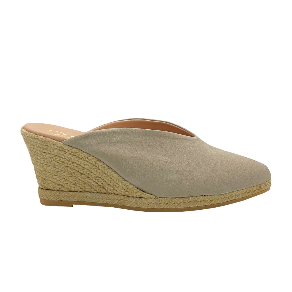 TAMINA Dove Grey mules