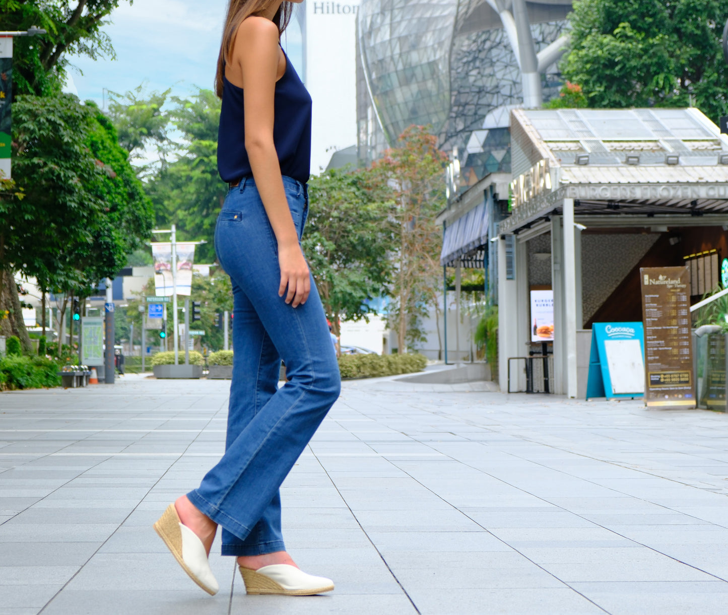 TAMINA Ivory mules