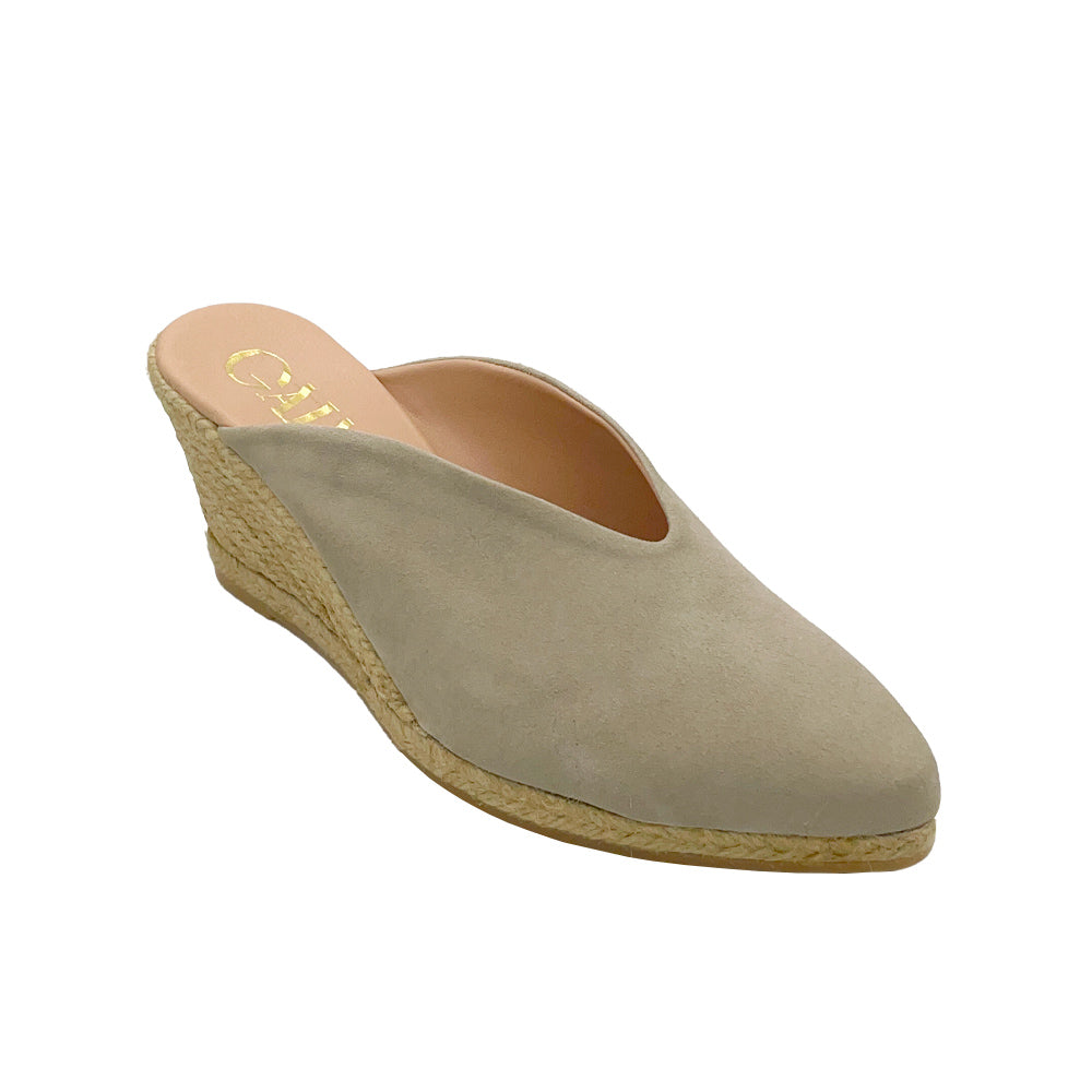 TAMINA Dove Grey mules