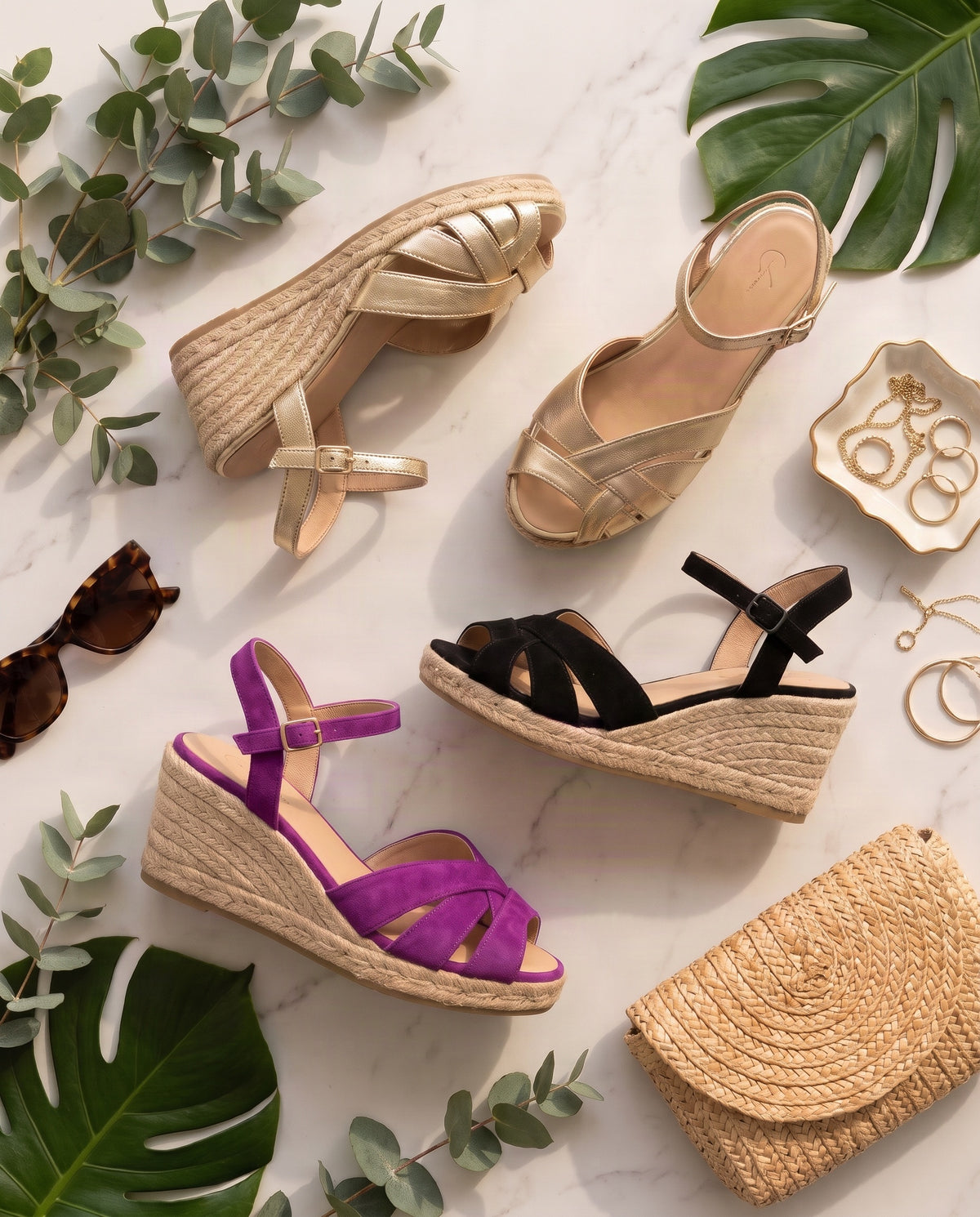 TERA Black espadrilles - Badt and Co