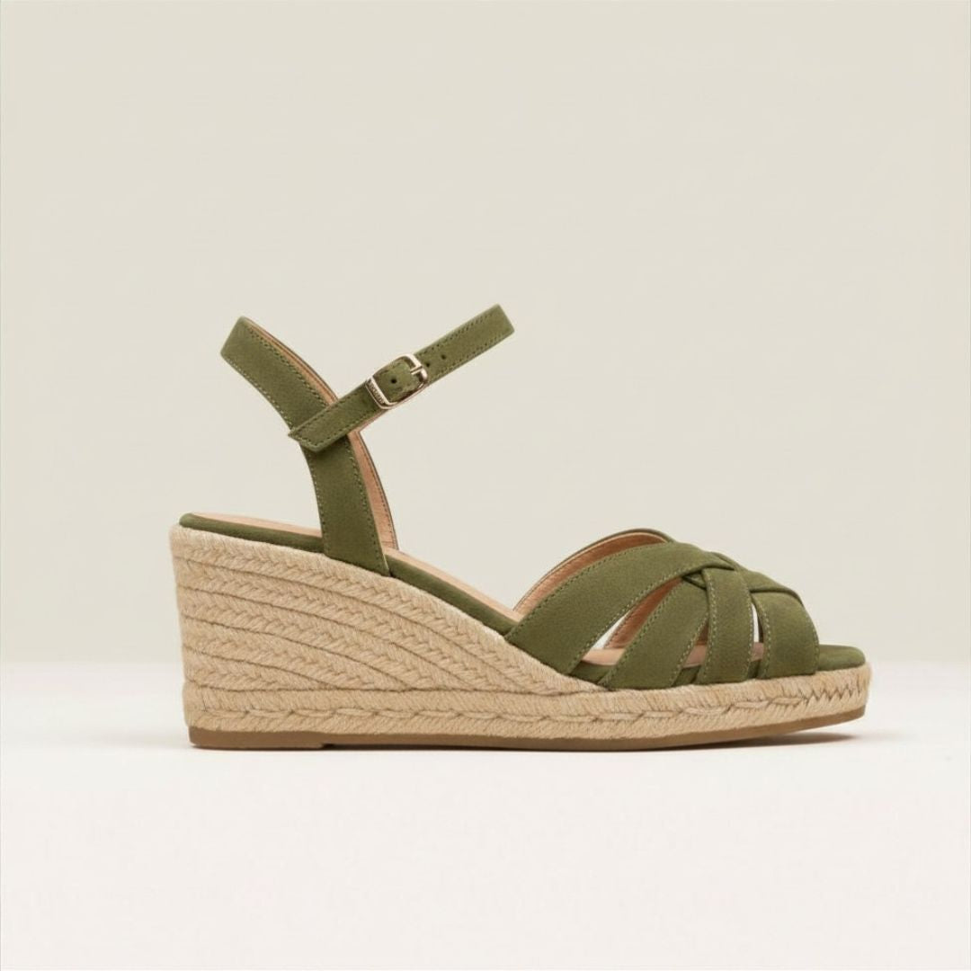 TERA Olive espadrilles - Badt and Co