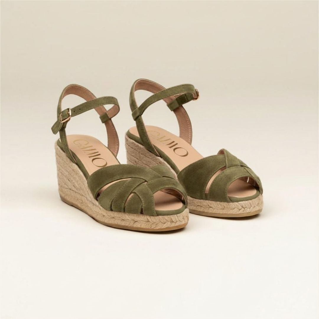 TERA Olive espadrilles - Badt and Co