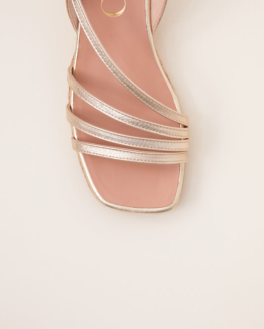 OBER Gold espadrilles