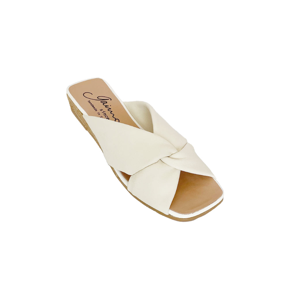 white sandals espadrilles handmade in spain