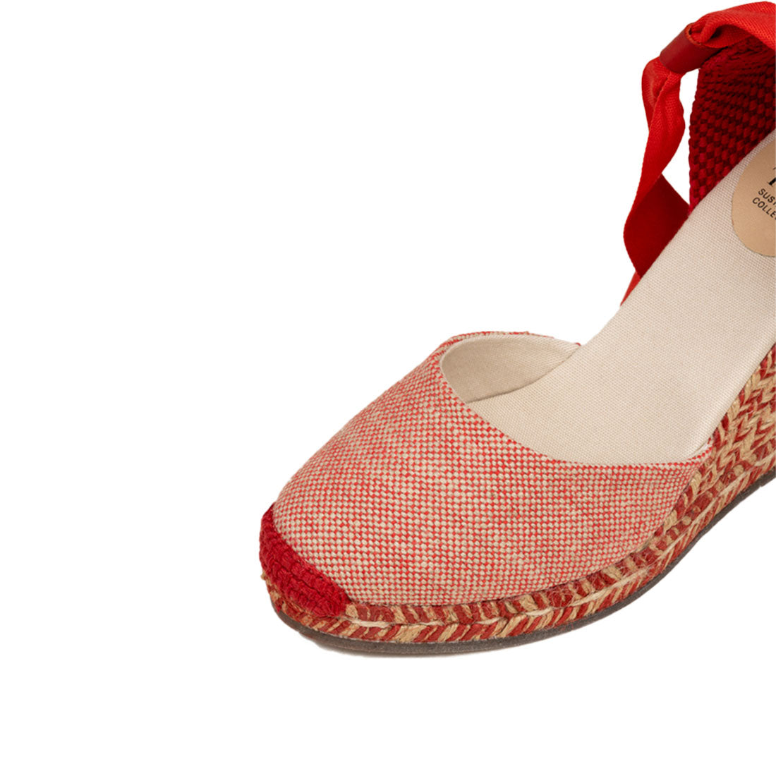 AZAFRAN Red | TIERRA Collection | espadrilles wedges - Badt and Co