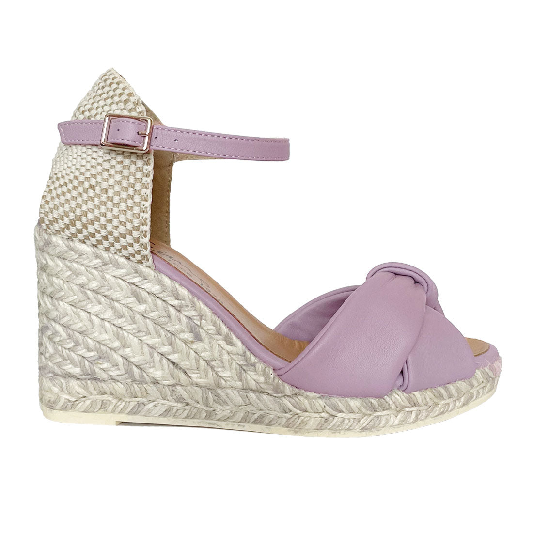 beautiful and comfortable espadrilles wedges in lilac