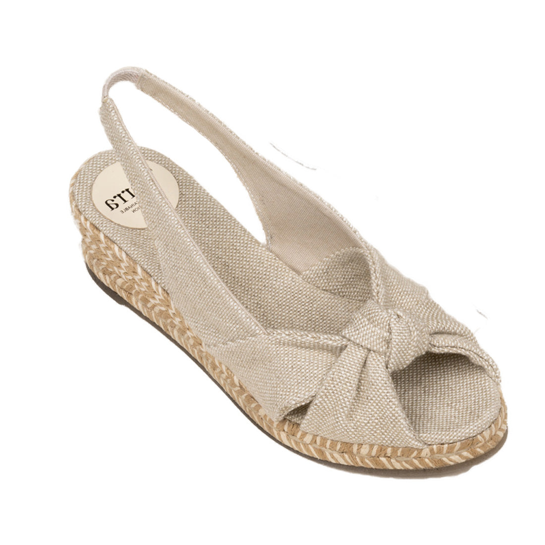 MARGARET Natural | TIERRA Collection | espadrilles wedges - Badt and Co