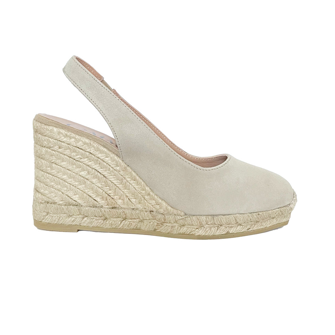 Nude espadrilles wedges handcrafted comfortable shoes